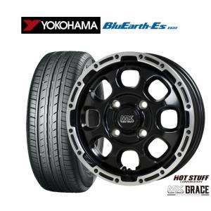 サマータイヤ ホイール4本セット ホットスタッフ マッドクロス グレイス ヨコハマ BluEarth-ES ブルーアースイーエス ES32 155/70R12｜carport-maluzen