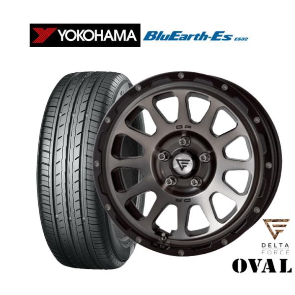 サマータイヤ ホイール4本セット FORCE デルタフォース OVAL(オーバル) ヨコハマ Blu...