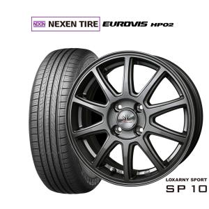 サマータイヤ ホイール4本セット BADX ロクサーニスポーツ SP10 NEXEN ネクセン ロードストーン ユーロビズ HP02 165/60R15｜carport-maluzen