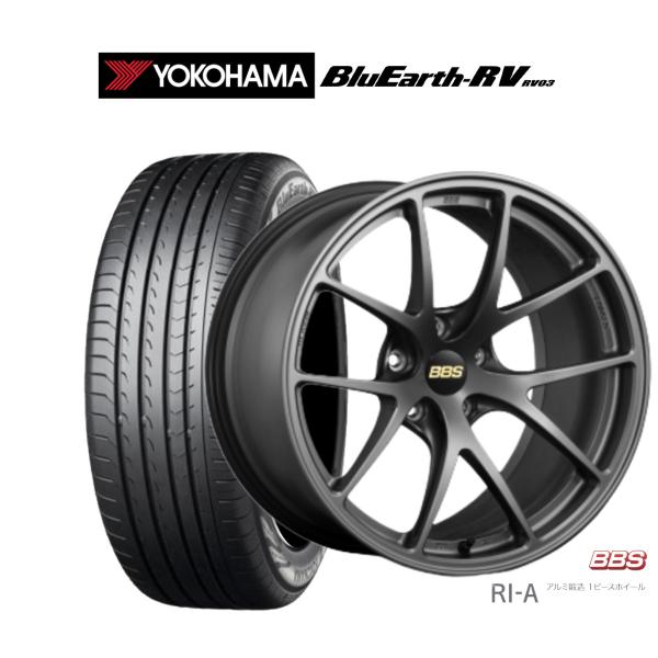 サマータイヤ ホイール4本セット BBS JAPAN RI-A ヨコハマ BluEarth ブルーア...