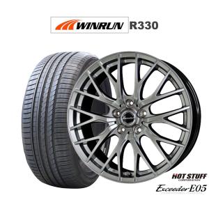 サマータイヤ ホイール4本セット ホットスタッフ エクシーダー E05 WINRUN ウインラン R330 205/50R17｜carport-maluzen