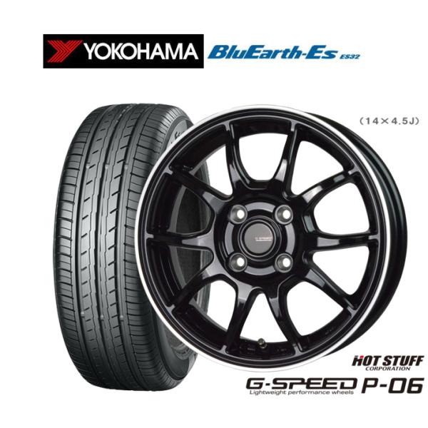 サマータイヤ ホイール4本セット ホットスタッフ G.speed P-06 ヨコハマ BluEart...