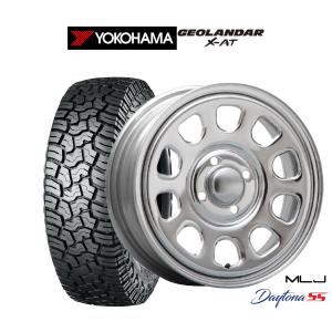 155/65R14 アルミホイール付きサマータイヤ PCD100/4穴 夏タイヤ ホイール 4本 14インチ pcd100 4穴 MLJ デイトナ SS YOKOHAMA