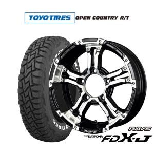 TOYO OPEN COUNTRY16インチM/T＋アルミホイール＋ナットセット オフロードタイヤ ホイール4本セット クリムソン ディーン クロス