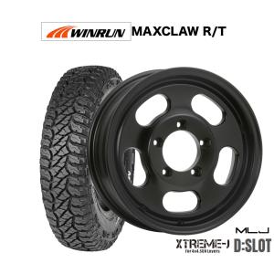 サマータイヤ ホイール4本セット MLJ エクストリーム D:SLOT WINRUN ウインラン MAXCLAW R/T(ホワイトレター) 185/85R16｜carport-maluzen