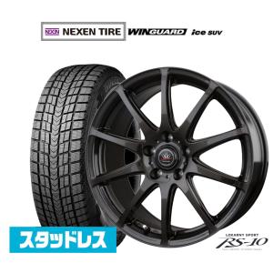 スタッドレスタイヤ ホイール4本セット BADX ロクサーニスポーツ RS-10 NEXEN ネクセン WINGUARD ウインガード ice SUV 225/60R17