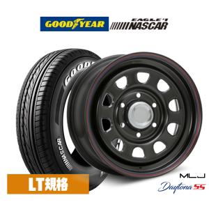 サマータイヤ ホイール4本セット MLJ デイトナ SS グッドイヤー EAGLE イーグル #1 NASCAR (ナスカー) 195/80R15