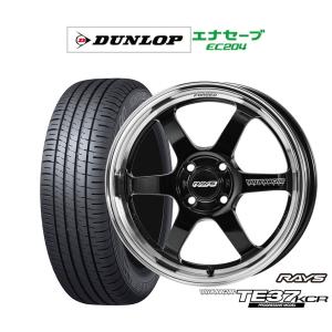 サマータイヤ ホイール4本セット レイズ ボルクレーシング TE37 KCR PROGRESSIVE MODEL ダンロップ ENASAVE エナセーブ EC204 165/50R16