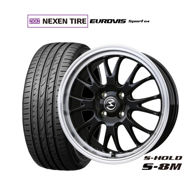 サマータイヤ ホイール4本セット BADX エスホールド S-8M NEXEN ネクセン ロードスト...