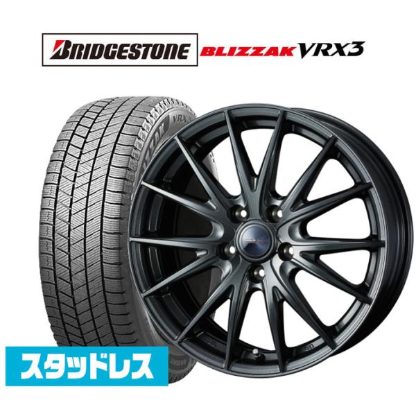 スタッドレスタイヤ ホイール4本セット ウェッズ ヴェルヴァ SPORT2 (スポルト2) ブリヂス...