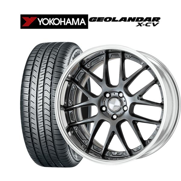 サマータイヤ ホイール4本セット ワーク ランベック LM7 ヨコハマ GEOLANDAR ジオラン...