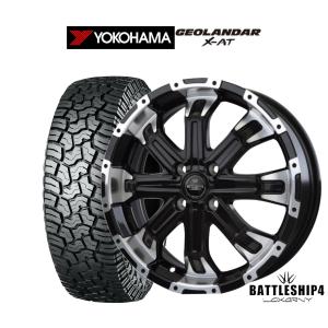 サマータイヤ ホイール4本セット BADX ロクサーニ バトルシップ4 ヨコハマ GEOLANDAR ジオランダー X-AT (G016) 165/65R14｜carport-maluzen