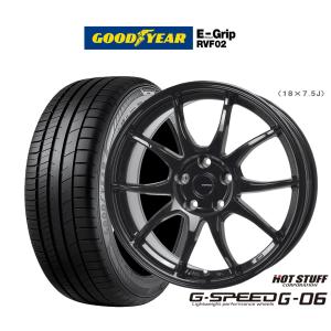 サマータイヤ ホイール4本セット ホットスタッフ G.speed G-06 グッドイヤー エフィシエント グリップ RVF02 205/55R17