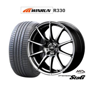 サマータイヤ ホイール4本セット MID シュナイダー スタッグ WINRUN ウインラン R330 215/50R17