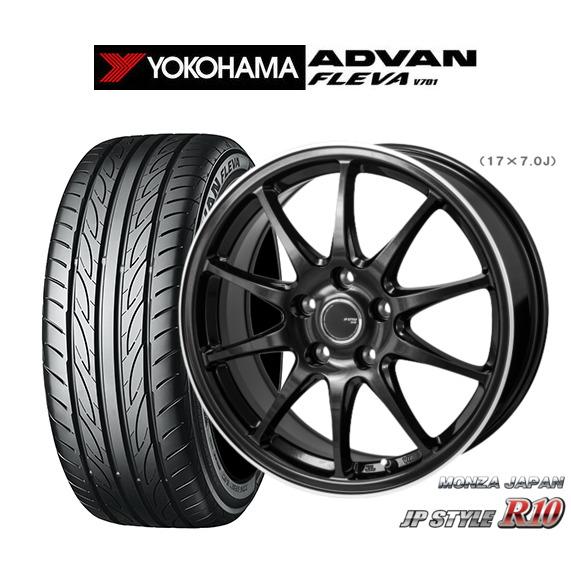 サマータイヤ ホイール4本セット モンツァ JP STYLE R10 ヨコハマ ADVAN アドバン...