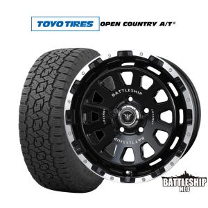 サマータイヤ ホイール4本セット BADX ロクサーニ バトルシップ NEO(ネオ) トーヨータイヤ オープンカントリー A/T III (AT3) 215/70R16｜carport-maluzen