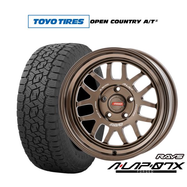 オフロードタイヤ ホイール4本セット レイズ A・LAP A・LAP-07X トーヨータイヤ OPE...