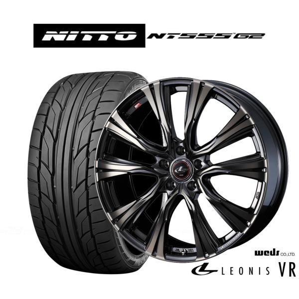 サマータイヤ ホイール4本セット ウェッズ レオニス VR NITTO NT555 G2 245/4...