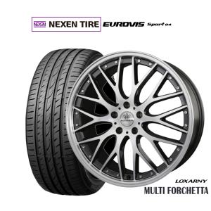 サマータイヤ ホイール4本セット BADX ロクサーニ マルチフォルケッタ NEXEN ネクセン ロードストーン ユーロビズ Sport 04 215/45R18｜carport-maluzen