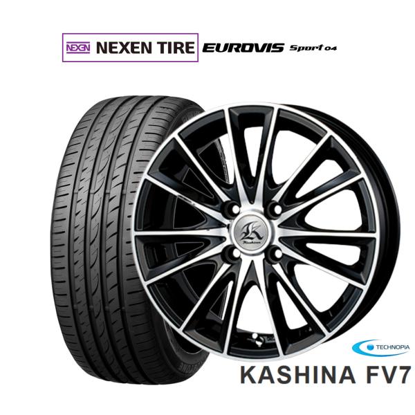 サマータイヤ ホイール4本セット テクノピア カシーナ FV-7 NEXEN ネクセン ロードストー...