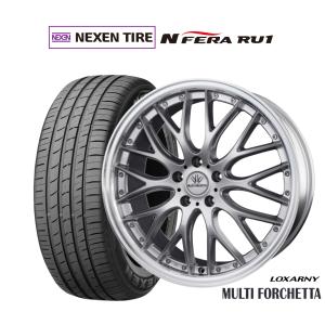 サマータイヤ ホイール4本セット BADX ロクサーニ マルチフォルケッタ NEXEN ネクセン N FERA RU1 225/55R19｜carport-maluzen