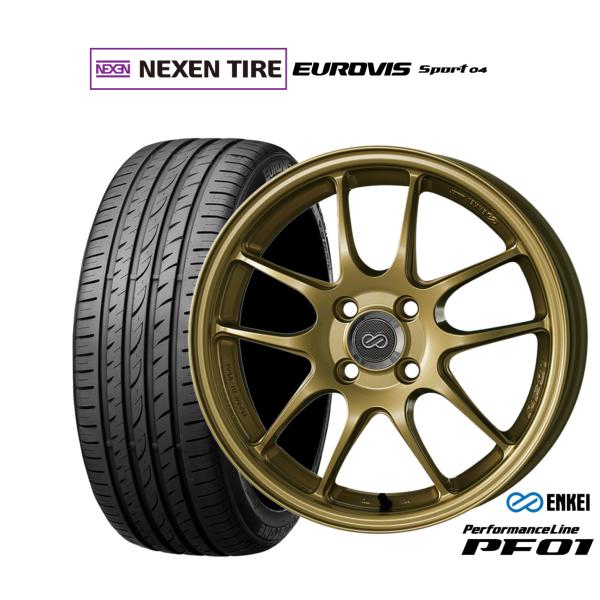 サマータイヤ ホイール4本セット エンケイ PF01 NEXEN ネクセン ロードストーン ユーロビ...