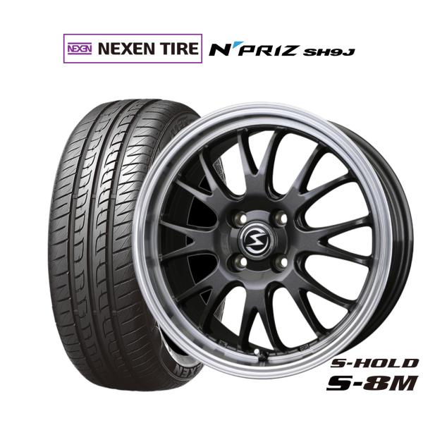 サマータイヤ ホイール4本セット BADX エスホールド S-8M NEXEN ネクセン N pri...