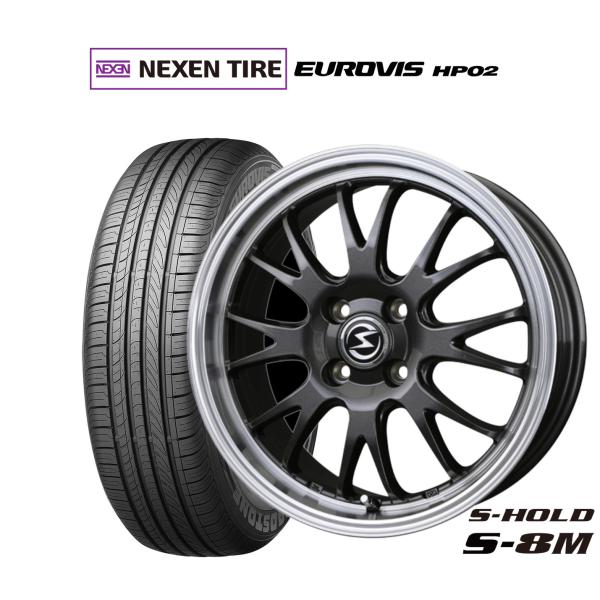 サマータイヤ ホイール4本セット BADX エスホールド S-8M NEXEN ネクセン ロードスト...