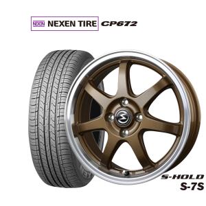 サマータイヤ ホイール4本セット BADX エスホールド S-7S NEXEN ネクセン CP672 205/60R16｜carport-maluzen