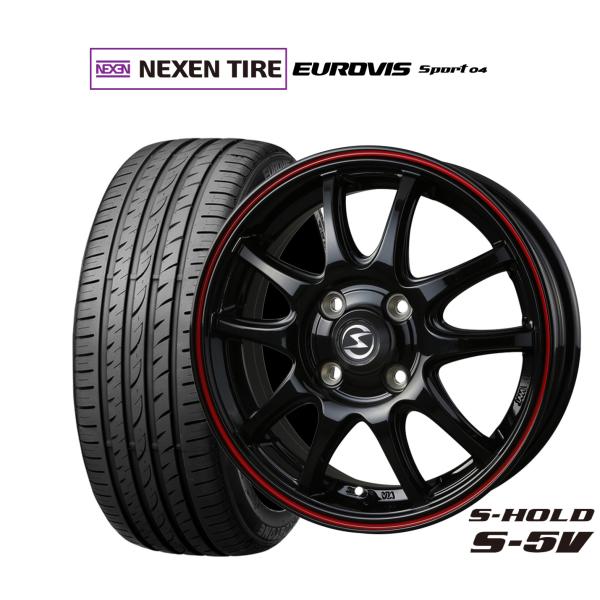 サマータイヤ ホイール4本セット BADX エスホールド S-5V NEXEN ネクセン ロードスト...