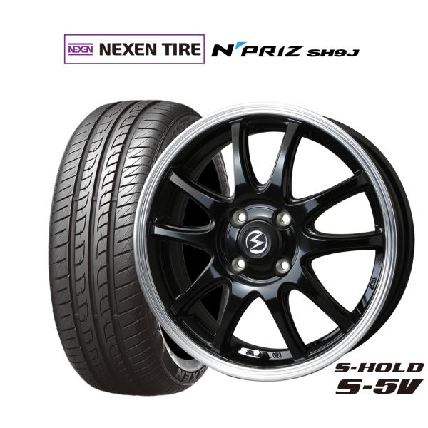サマータイヤ ホイール4本セット BADX エスホールド S-5V NEXEN ネクセン N pri...