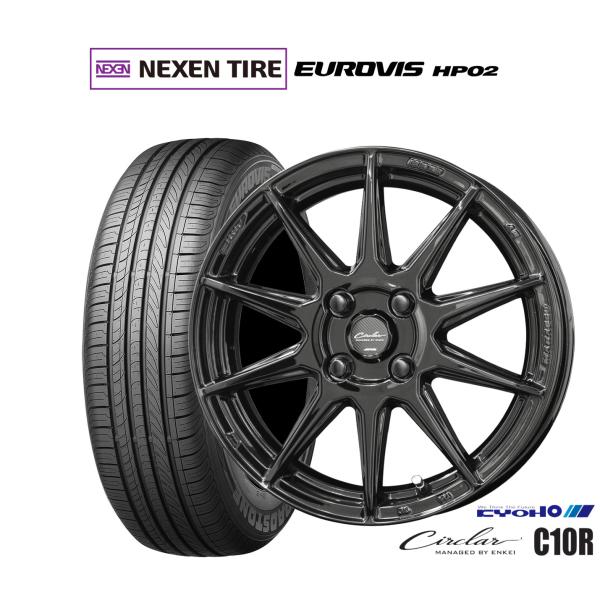 サマータイヤ ホイール4本セット KYOHO サーキュラー C10R NEXEN ネクセン ロードス...