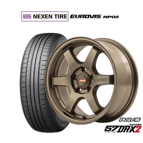 サマータイヤ ホイール4本セット レイズ グラムライツ 57 DR-X2 NEXEN ネクセン ロー...