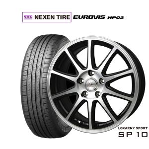 サマータイヤ ホイール4本セット BADX ロクサーニスポーツ SP10 NEXEN ネクセン ロードストーン ユーロビズ HP02 205/65R15｜carport-maluzen