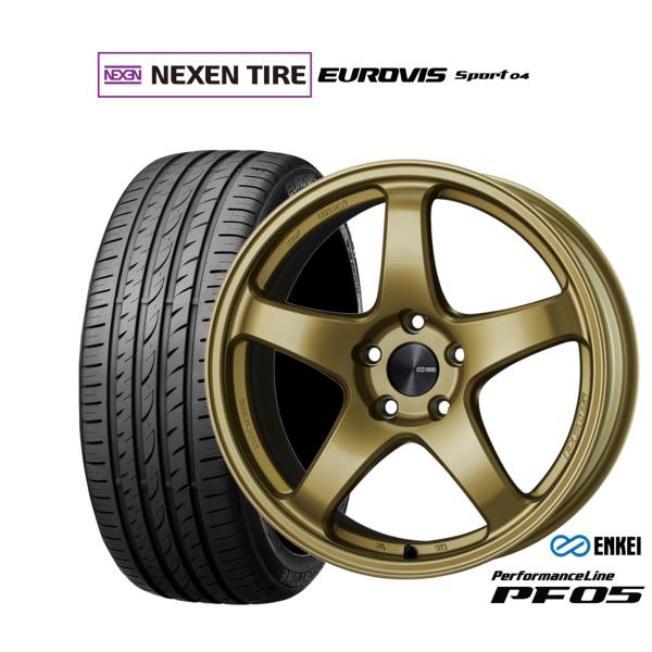 サマータイヤ ホイール4本セット エンケイ PF05 NEXEN ネクセン ロードストーン ユーロビ...