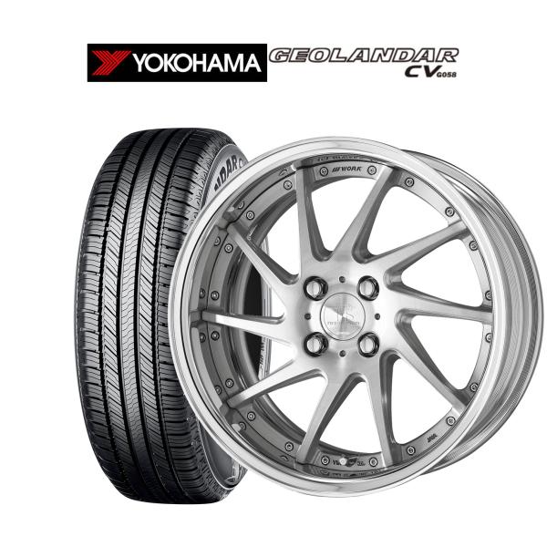 サマータイヤ ホイール4本セット ワーク リザルタード スポークTT ヨコハマ GEOLANDAR ...