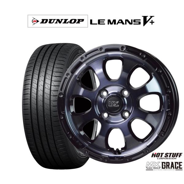 サマータイヤ ホイール4本セット ホットスタッフ マッドクロス グレイス ダンロップ LEMANS ...