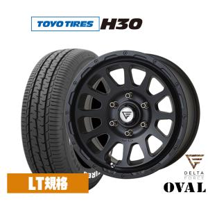 デルタフォース オーバル 16インチ 7.0J +38 6-139.7 マットブラック