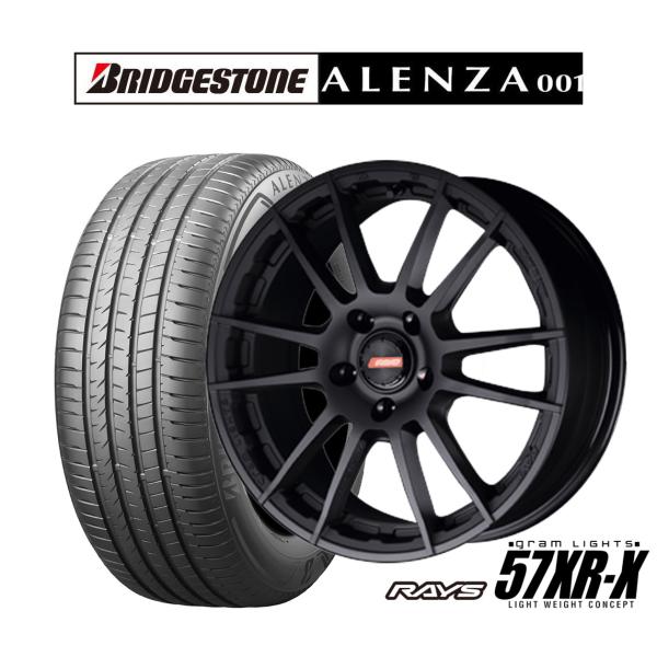 サマータイヤ ホイール4本セット レイズ グラムライツ 57 XR-X ブリヂストン ALENZA ...