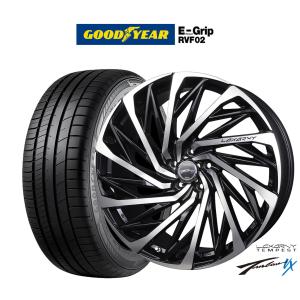 サマータイヤ ホイール4本セット BADX ロクサーニ テンペストタービンVX グッドイヤー エフィシエント グリップ RVF02 215/45R18