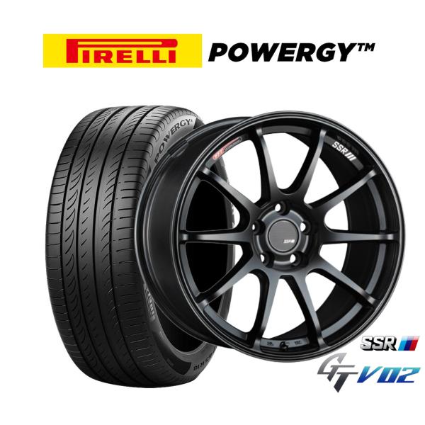 サマータイヤ ホイール4本セット タナベ SSR GT V02 ピレリ POWERGY (パワジー)...