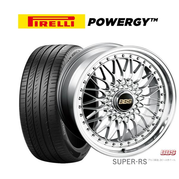 サマータイヤ ホイール4本セット BBS JAPAN SUPER-RS ピレリ POWERGY (パ...