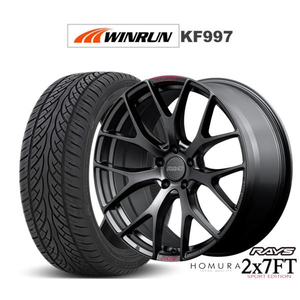 サマータイヤ ホイール4本セット レイズ HOMURA ホムラ 2×7 FT SPORT EDITI...