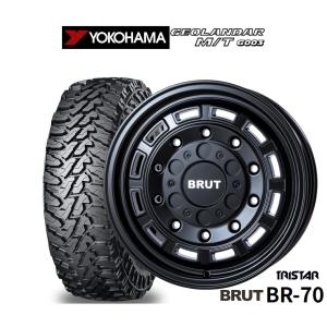 サマータイヤ ホイール4本セット トライスター BRUT BR-70 ヨコハマ GEOLANDAR ジオランダー M/T (G003) 225/70R16｜carport-maluzen