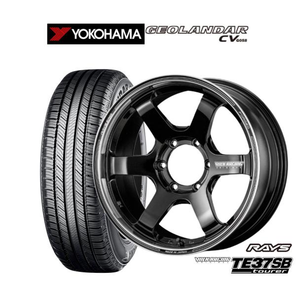 サマータイヤ ホイール4本セット レイズ ボルクレーシング TE37 SB ツアラー ヨコハマ GE...