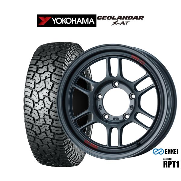 オフロードタイヤ ホイール4本セット エンケイ RPT1 For JIMNY ヨコハマ GEOLAN...