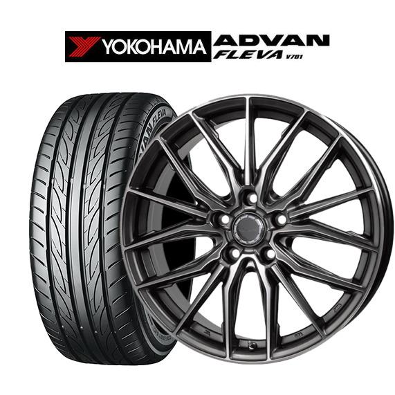 サマータイヤ ホイール4本セット ホットスタッフ プレシャス アスト M4 ヨコハマ ADVAN ア...