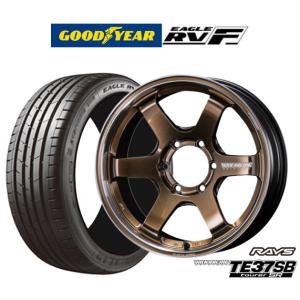 サマータイヤ ホイール4本セット レイズ ボルクレーシング TE37 SB ツアラーSR グッドイヤー イーグル RV-F(RVF) 225/50R18｜carport-maluzen