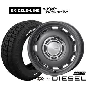 オフロードタイヤ ホイール4本セット コスミック クロスブラッド