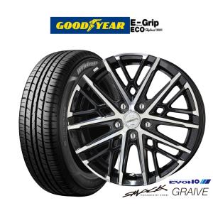 サマータイヤ ホイール4本セット KYOHO スマック グレイヴ グッドイヤー エフィシエント グリップ エコ EG01 185/60R15｜carport-maluzen